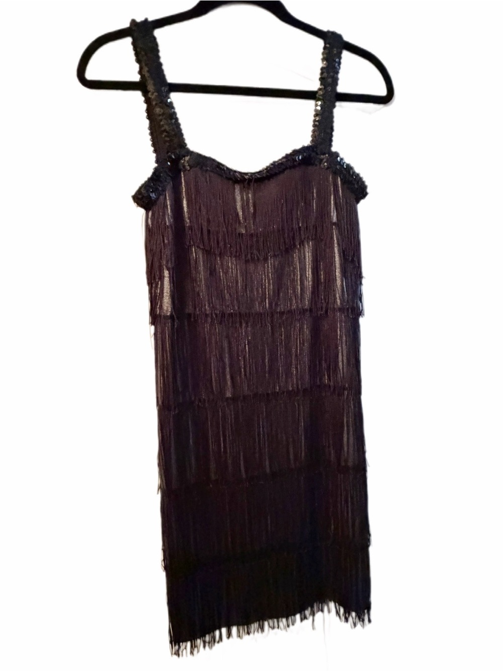 Womens Roaring 20s Halloween Costume- Flapper girl dress, sz sm/med